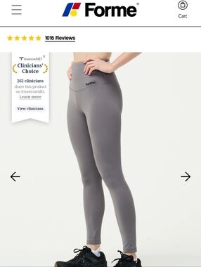 NWOT Sz M Grey Forme Leggings WITHOUT Pocket